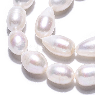 Natural Cultured Freshwater Pearl Beads Strands PEAR-N012-10B-1