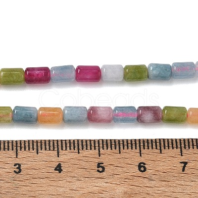 Dyed Natural White Jade Beads Strands GG-CBAADBA-A01-1