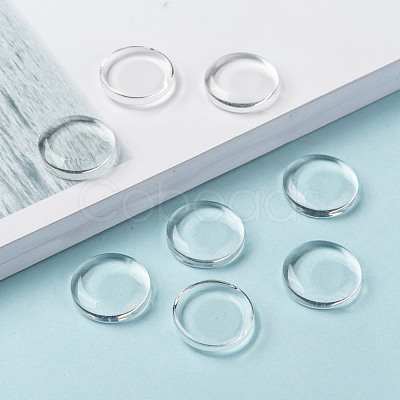 Transparent Glass Cabochons GGLA-S601-1-1