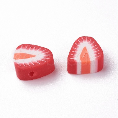 Handmade Polymer Clay Beads CLAY-R069-01F-1