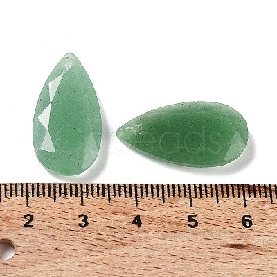 Natural Green Aventurine Faceted Pendants X-G-D082-01I-1