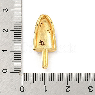 Rack Plating Brass Micro Pave Cubic Zirconia Pendants KK-P277-09G-1