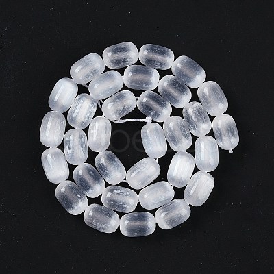 Natural Selenite Beads Strands G-F750-09-1