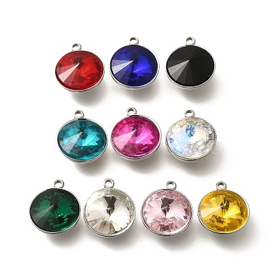 304 Stainless Steel Pendants STAS-Q346-09P-1