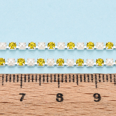 Iron Rhinestone Cup Chains CH-N005-02H-1