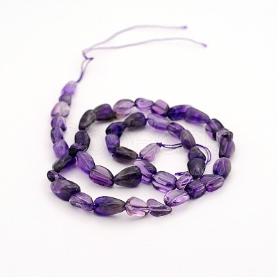 Natural Amethyst Bead Strands G-J280-08-1