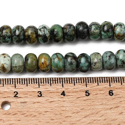 Natural African Turquoise(Jasper) Beads Strands G-A280-A23-02-1
