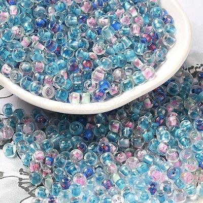 Transparent Glass Round Seed Beads SEED-B001-05A-07-1
