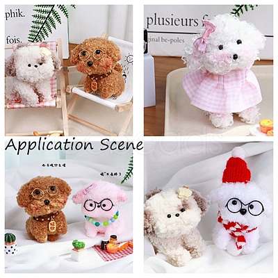 Polyester Plush Sticks X-DIY-Z031-01F-1