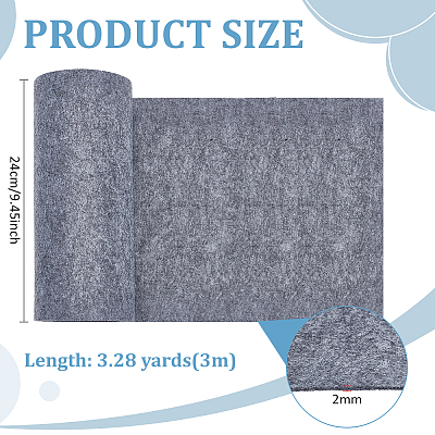 Felt Fabrics DIY-WH0622-182B-1