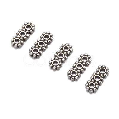 Tibetan Style 3-Hole Spacer Bars A0794Y-1