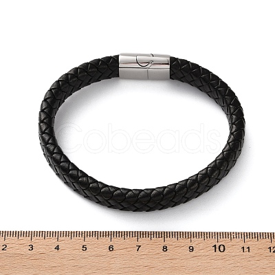Braided Leather Cord Bracelets BJEW-I200-08-1