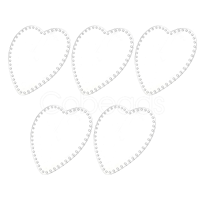 Transparent Acrylic Basket Bottoms TACR-WH0001-07-1