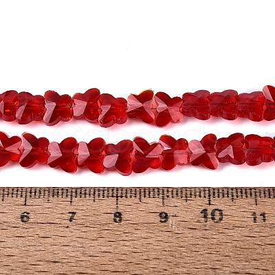 Transparent Glass Beads Strands GLAA-Q118-01A-B10-1