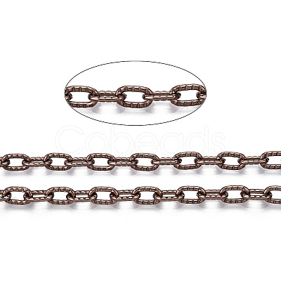 Aluminium Textured Cable Chains CHA-T001-38R-1