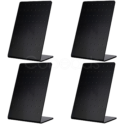 4Pcs Acrylic Earring Displays EDIS-SP0001-04B-1