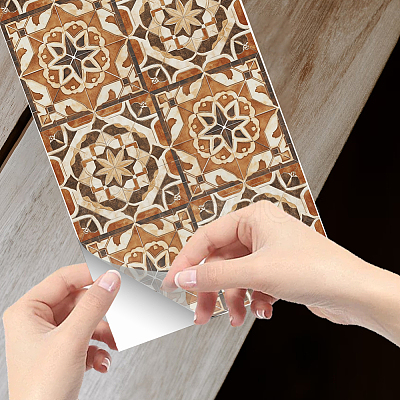 6Pcs PVC Waterproof Decorative Stickers DIY-WH0657-035-1