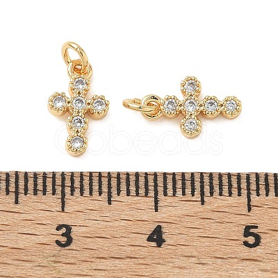SHEGRACE Brass Micro Pave Cubic Zirconia Pendants XGRQ3D520-491G-1
