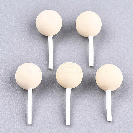 Handmade Polymer Clay 3D Lollipop Beads CLAY-T016-82F-1