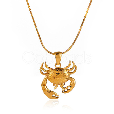 Summer Beach 304 Stainless Steel Pendant Necklaces WG63A68-01-1