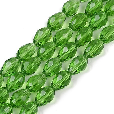 Transparent Glass Beads Strands EGLA-N013-T10mm-D14-1