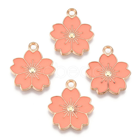 Alloy Enamel Pendants X-ENAM-S121-115I-1