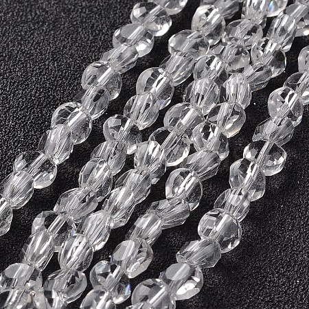 Glass Beads Strands EGLA-J137-6mm-A-01-1