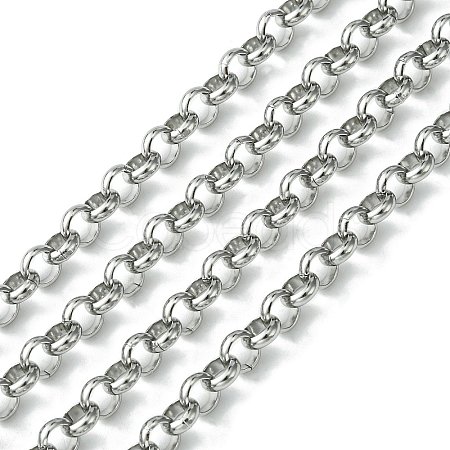 Tarnish Resistant 304 Stainless Steel Rolo Chains STAS-M032-42P-5.7mm-1