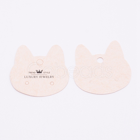Paper Earring Display Cards DIY-WH0209-15-1