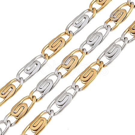 Two Tone 304 Stainless Steel Lumachina Chains CHS-P028-04A-1