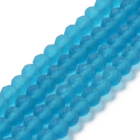 Transparent Glass Beads Strands EGLA-A034-T10mm-MD27-1
