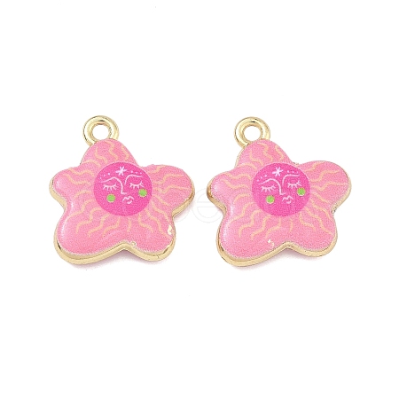 Printed Alloy Pendants PALLOY-P319-07F-14-1