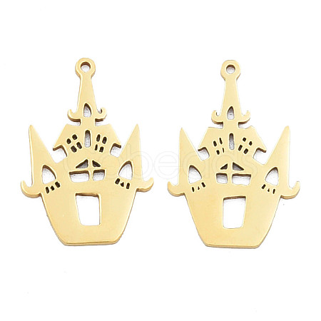 Ion Plating(IP) 201 Stainless Steel Pendants LS-STAS-N098-089LG-1