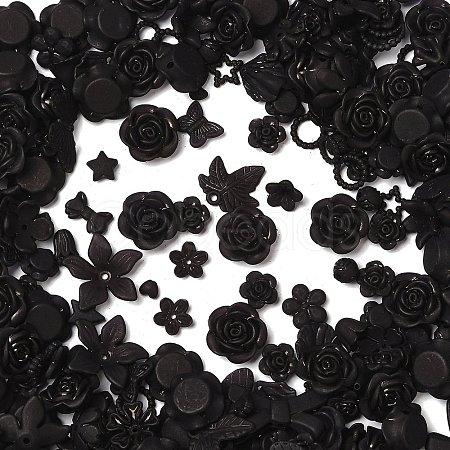 Frosted Transparent Acrylic Beads OACR-U006-03G-1