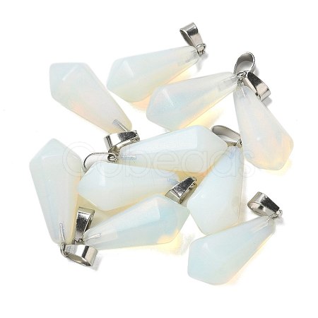 Opalite Pointed Pendants G-B127-15P-07-1