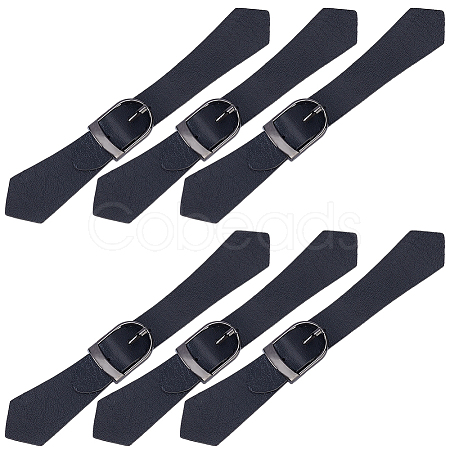 6 Sets PU Leather Toggle Buckles FIND-CL0002-15A-1