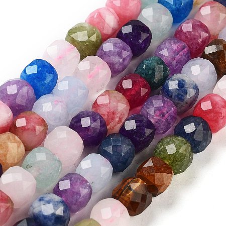 Natural White Jade Beads Strands G-H028-A09-16-1