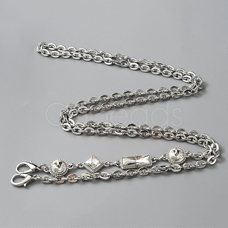 Alloy Cable Chain Bag Straps FIND-WH0002-38B-P-1