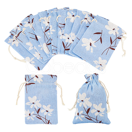 PandaHall Elite 20Pcs Cotton Cloth Packing Pouches AJEW-PH0004-61-1