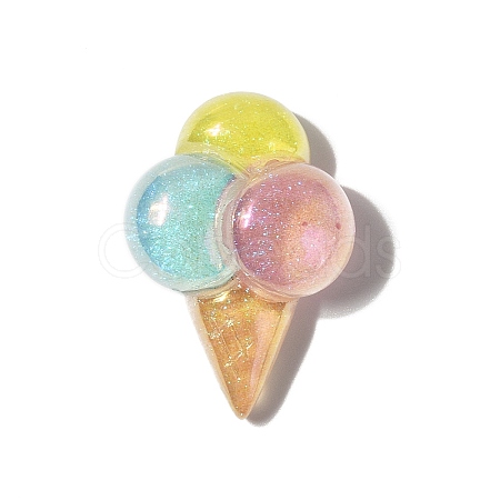 Summer Theme Opaque Resin Cabochons RESI-G106-01E-1