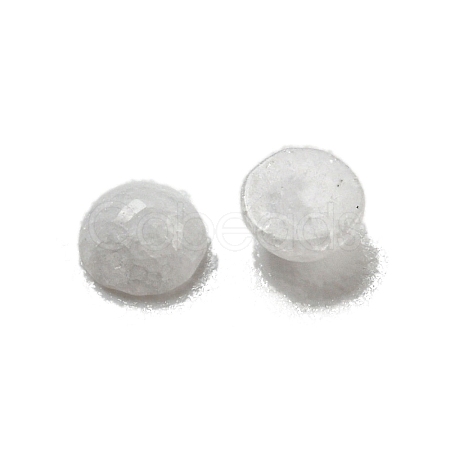 Natural White Jade Cabochons G-H309-02-10-1