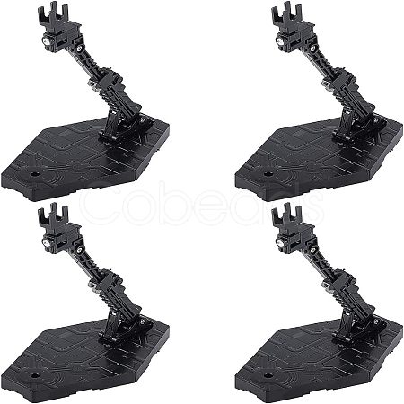Plastic Assembled Action Figure Display Holders ODIS-WH0248-148-1