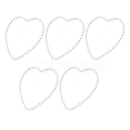 Transparent Acrylic Basket Bottoms TACR-WH0001-07-1