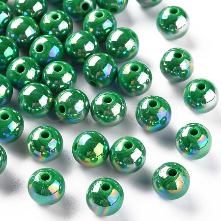 Opaque Acrylic Beads MACR-S370-D10mm-24-1