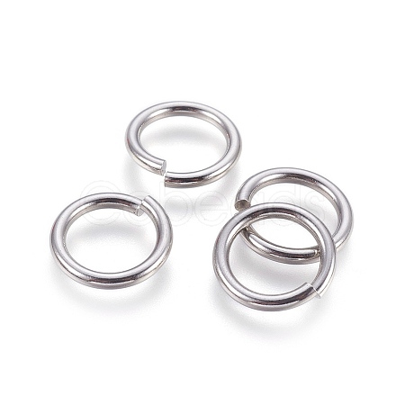 Tarnish Resistant 304 Stainless Steel Saw Cut Open Jump Rings STAS-P212-25P-05-1