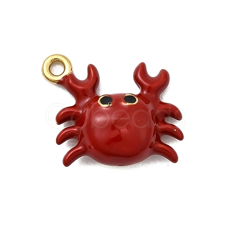 304 Stainless Steel Enamel Pendants X-STAS-I355-11G-07-1