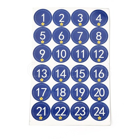 Christmas Advent Calendar Stickers DIY-L050-A04-1