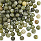 Olycraft 2 Strands Natural Chinese Green Jade Beads Strands, TaiWan Jade, Round, 6mm, Hole: 1mm, about 58~60pcs/strand, 15 inch(38.1cm)