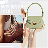1Pc Zinc Alloy with Resin and PU Leather Dark Red Cherry Purse Decorative Chains AJEW-SC0002-99B-5