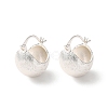 Brass Bag Hoop Earrings EJEW-A143-01B-S-4